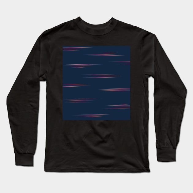 Synthwave space glitch Long Sleeve T-Shirt by edmproject